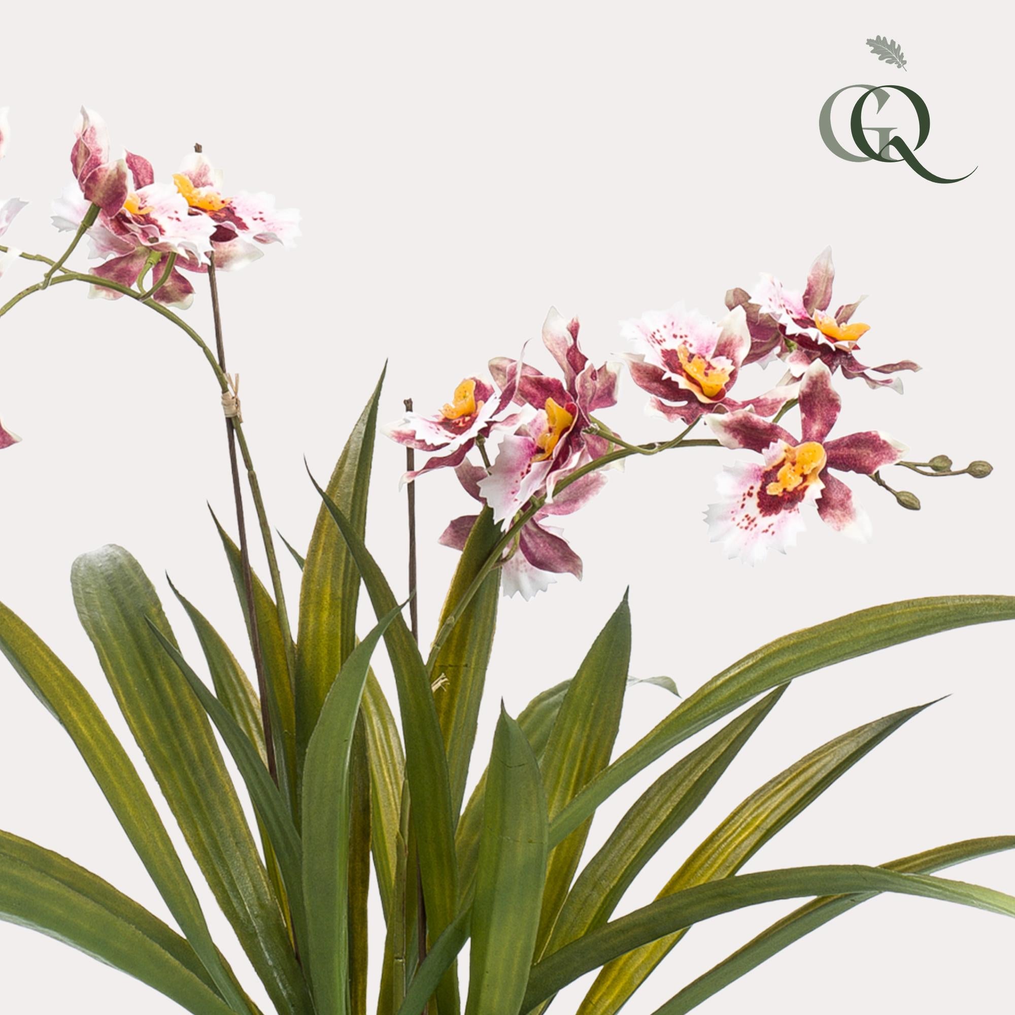 Plante artificielle orchidée bordeaux hauteur 45 cm– ComfortXL Green - 2