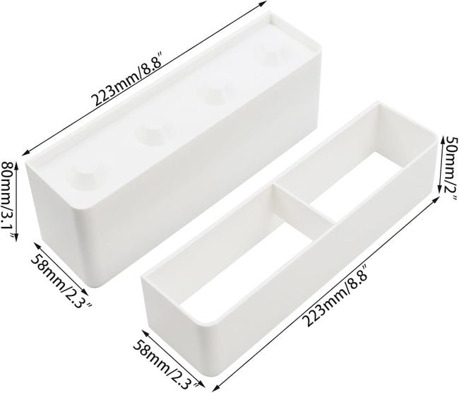 Porte-Parapluies En Bois Massif – Grand Seau Rangement 38x17 Cm, Support Élégant Pour Entrée, Couloir, Bureau, Design Naturel