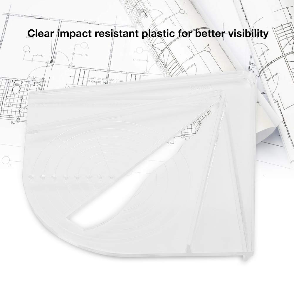 Recherche de centre en plastique pour carré, rond, octogone et sexangle Outil de travail du bois - 4