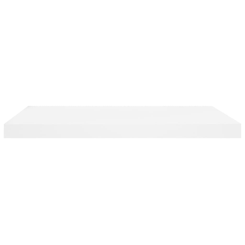 Étagère murale flottante Chêne et blanc 60x23,5x3,8 cm MDF - 4