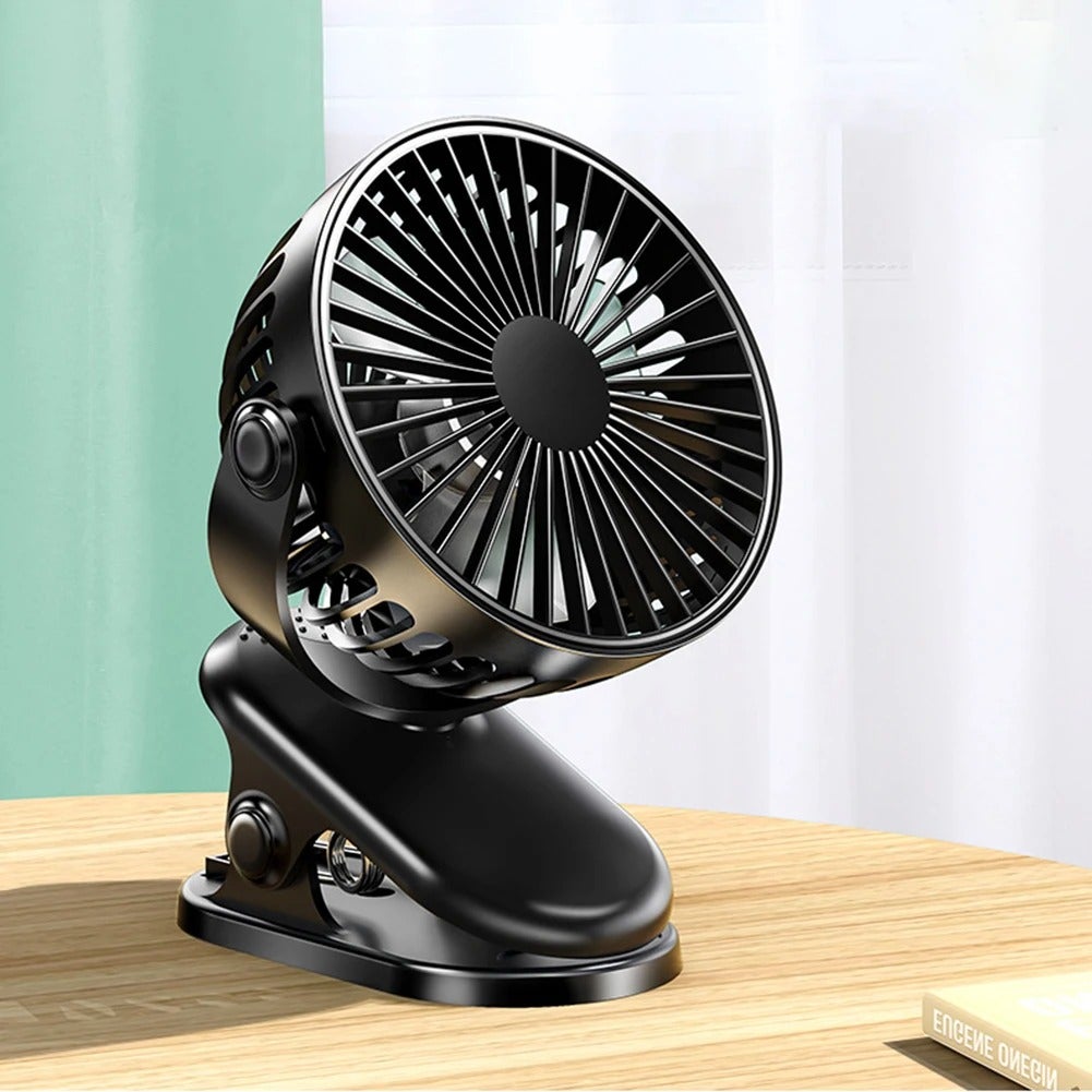 Clip Sur Ventilateur - Machine De Vent Compacte, Souffleur De Table Silencieux | Appareil De Bureau Opéré Avec Une Pince Forte Pour Les Bureaux | Leroy Merlin