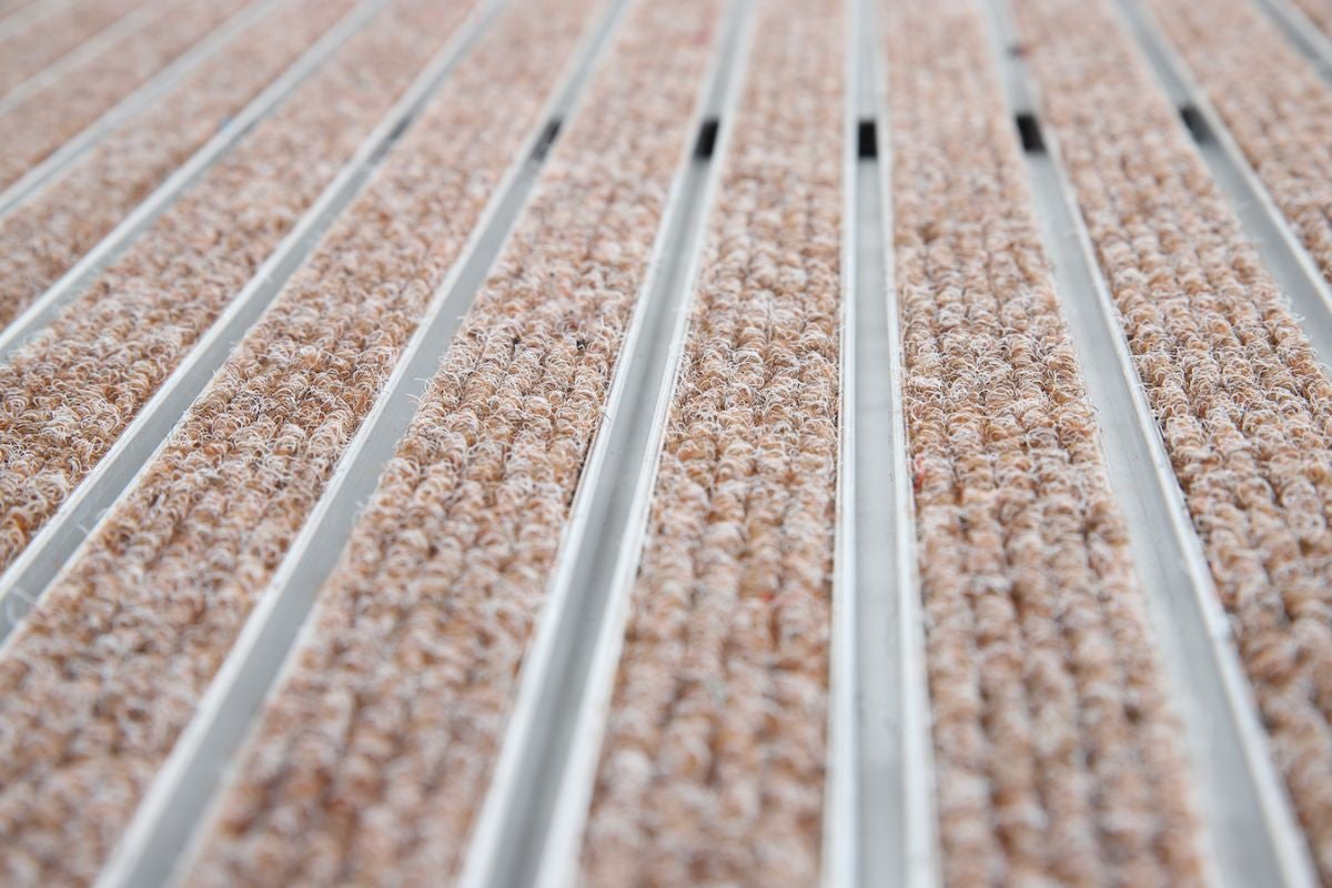 Tapis d'entrée sur Structure Aluminium 10R + Cadre 13 mm 60x40cm Anthracite - Paillasson à encastrer - 6