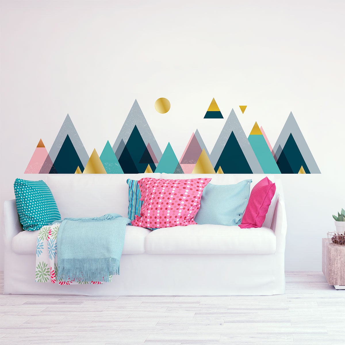 Adesivo montagna scandinavo tonga - Sticker adesivo - adesivi murali - 40x60cm - 5