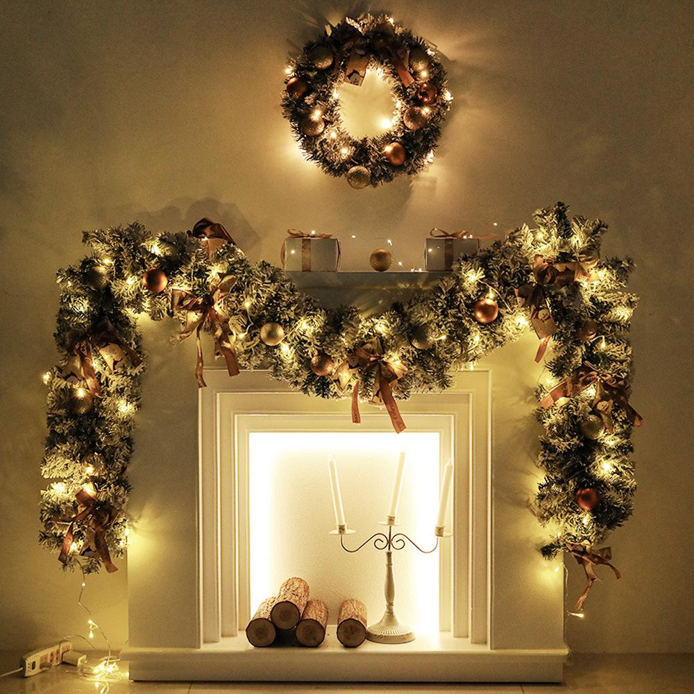 Marco Paul Interiors Ghirlanda artificiale da appendere, decorazioni natalizie, ghirlanda natalizia per porta, ghirlanda autunnale con pigne, palline di Natale (60 cm, bacca invernale