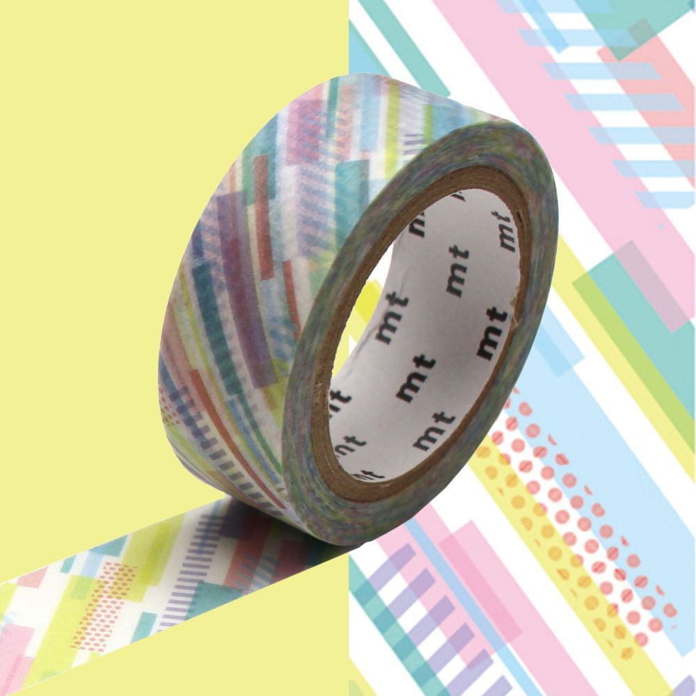 Masking Tape Dekorativ – Streifen Design, Aqua, 1,5 Cm X 7 M, Für Scrapbooking