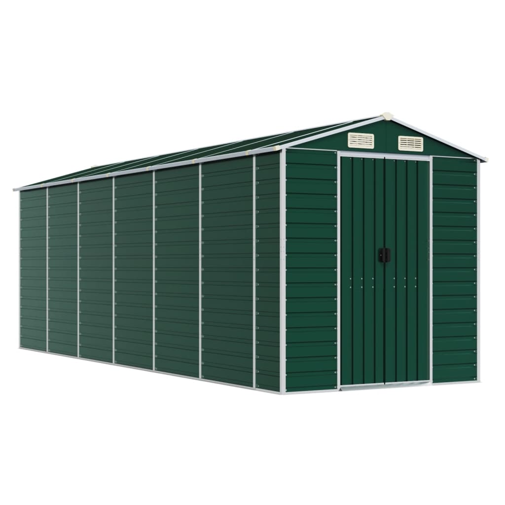 Maison Exclusive - Abri de jardin vert 191x555x198 cm acier galvanisé - 2