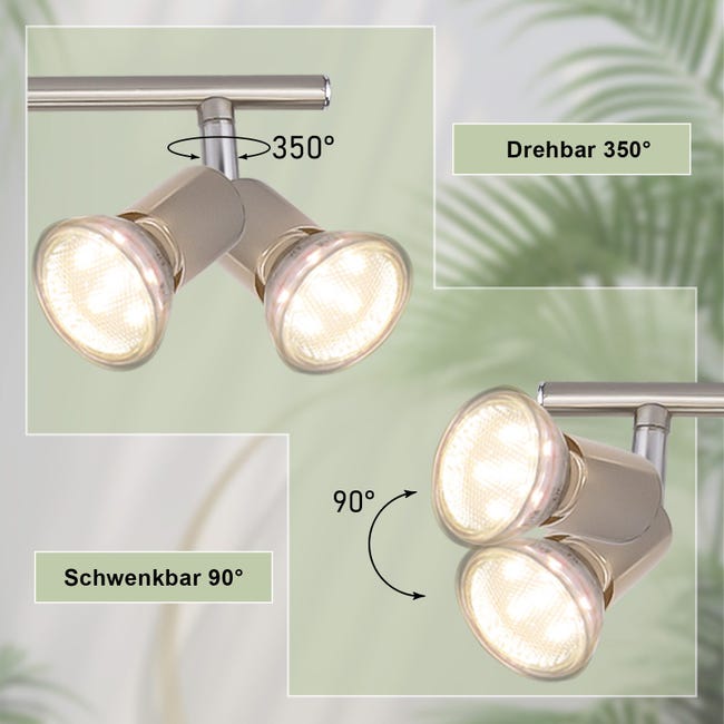 Philips Paisley Faretto Da Soffitto 2 Luci Dimmerabile, Bianco - Foto 2