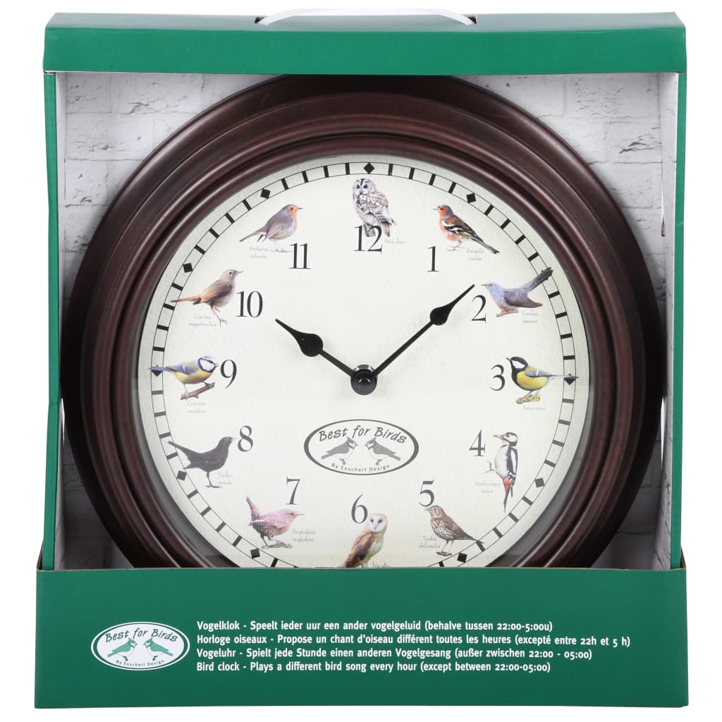 Horloge avec sons d'oiseaux Esschert Design - 6