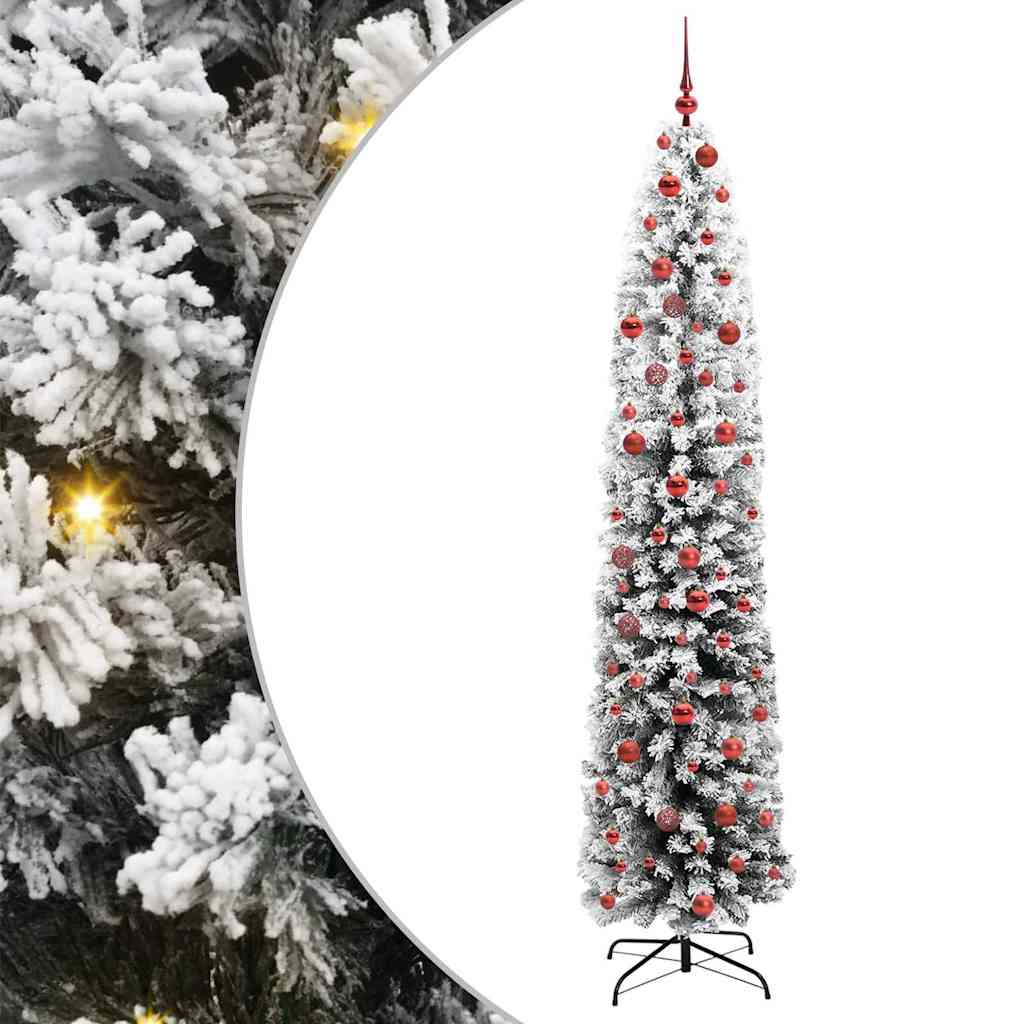 Sztuczna choinka z podstawą Zielony 210 cm PVC, stal i plastik