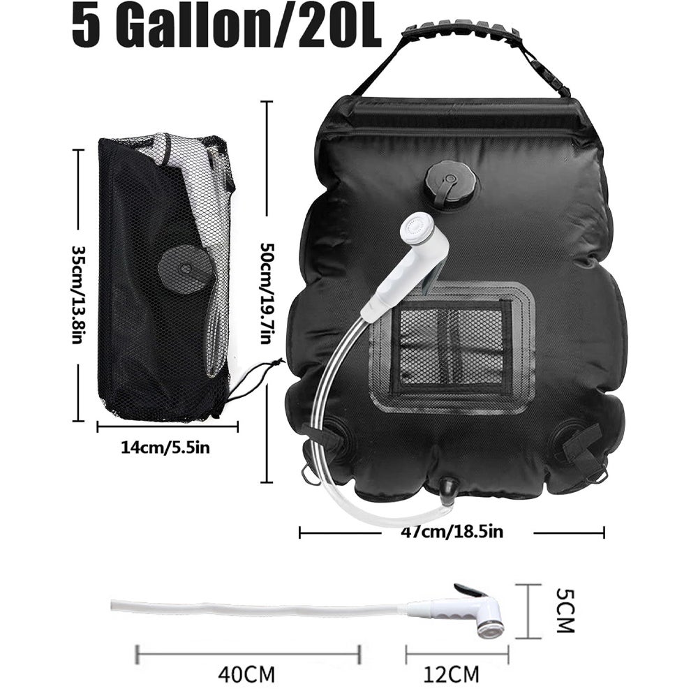 Douche Solaire Extérieure De Jardin Camping Sac De Douche avec Sac en