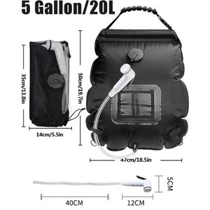 Yapasopu Douche Camping Portable 20L Chauffante – Pompe Électrique Rechargeable Avec Affichage LED