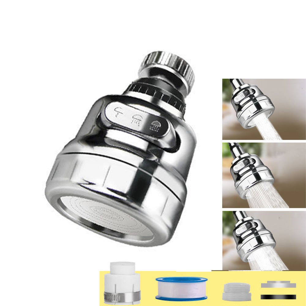 Kran Filtro Rubinetto Tilt, obrotowy 360°, perlator, regulator filtra ...
