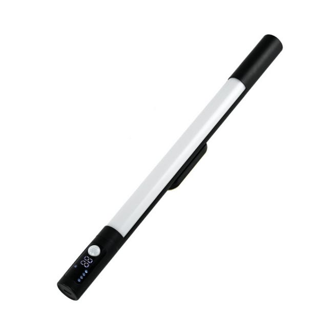 Inteligentna lampa LED z czujnikiem ruchu, pasek magnetyczny, akumulatorowa, światło zmieniające się w 3 kolorach, 2000 mAh, czarna