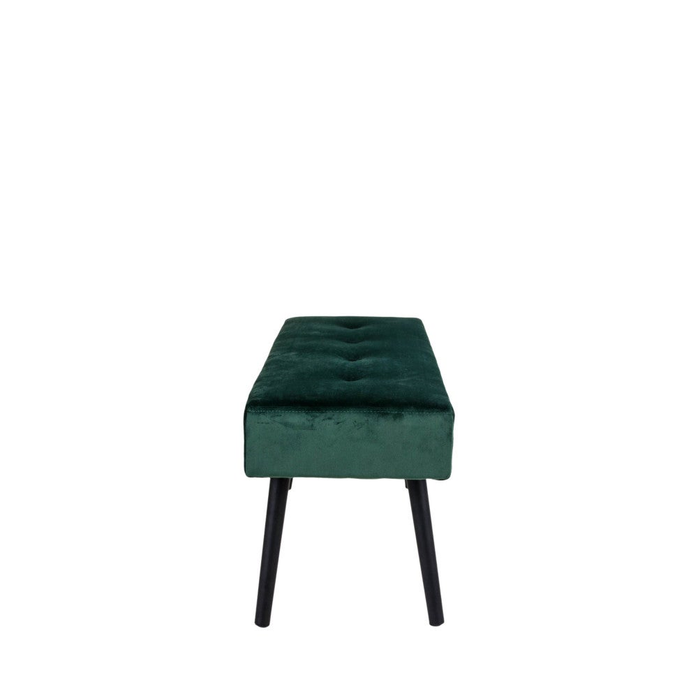 Skiby - Banc en velours L100cm - Vert - 4