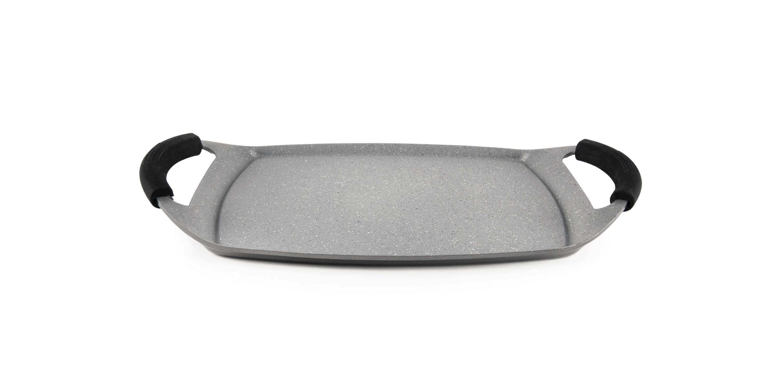 Pentola Antiaderente Wok 32x12h Cm In Alluminio Forgiato Effetto Pietra Grigio E Legno 1 Pentola Antiaderente Wok 32x12h Cm In Alluminio Forgiato Effetto Pietra Grigio E Legno 1