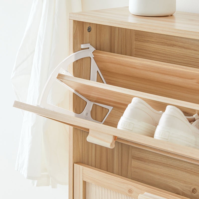 Tribesigns Arario De Zapatos Con Puertas, Arario De Alacenaiento De Zapatos De 5 Niveles De