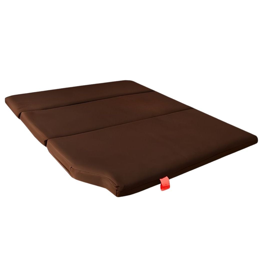 Cama para camper mercedes vito w639 con muebles - 5cm grosor con hr suave 20kg/m3 - marrón
