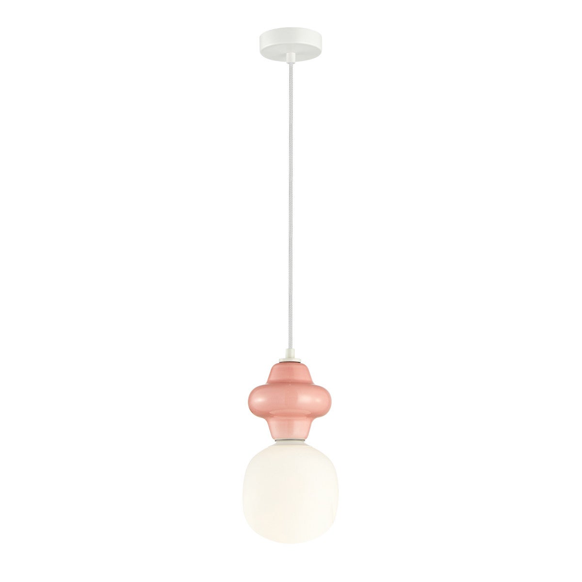 Lampa wisząca LATERA różowa 1 x E14 x 40W wym: 120 x 15 x 15 cm Italux
