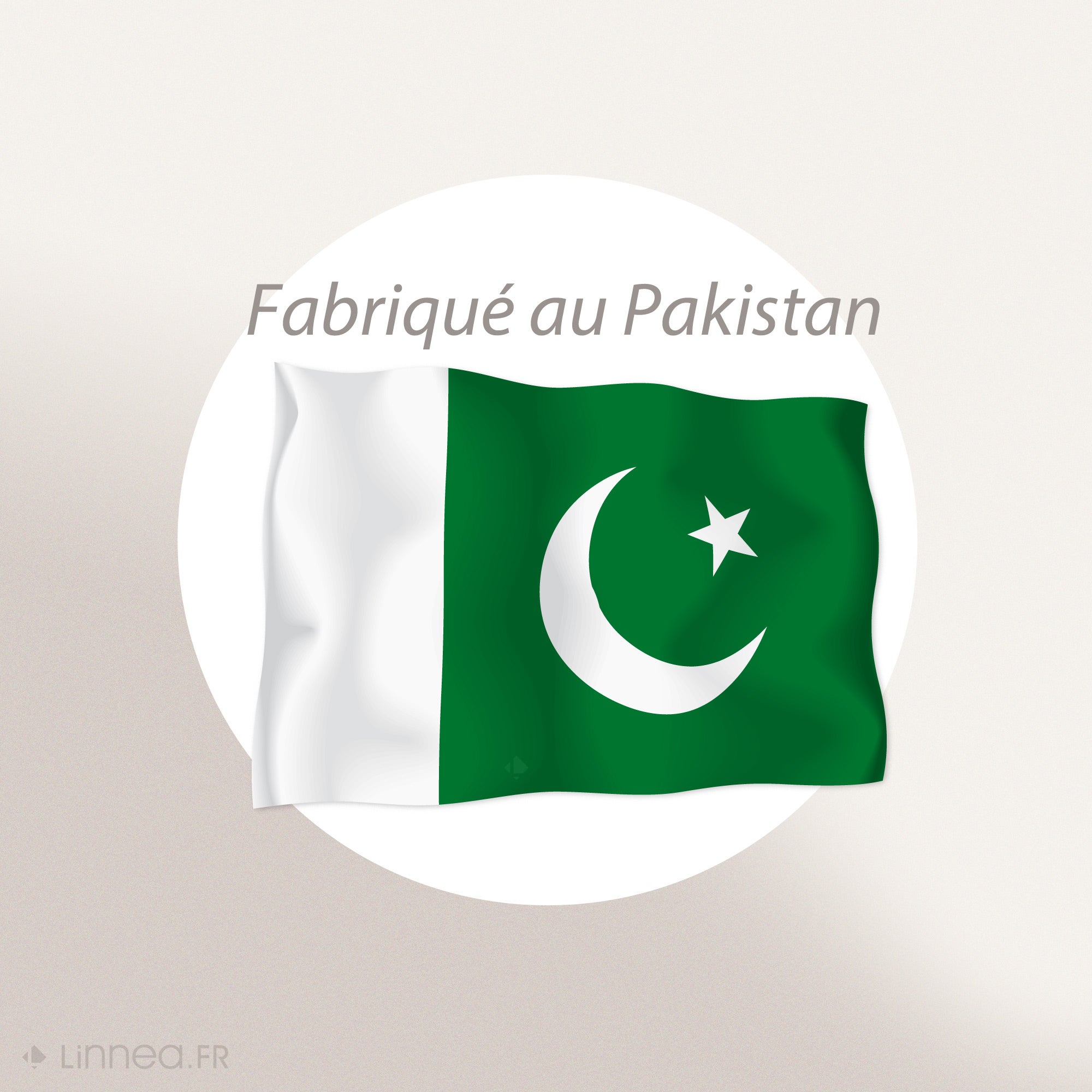 Plaid 180x240 cm en mousseline de coton collection PAROS vert lichen - 7