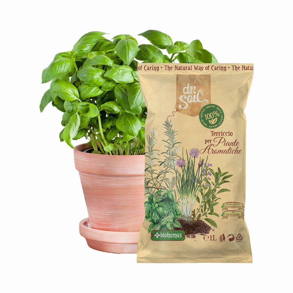 Dr. Soil Terreau pour plantes aromatiques 1l - 4