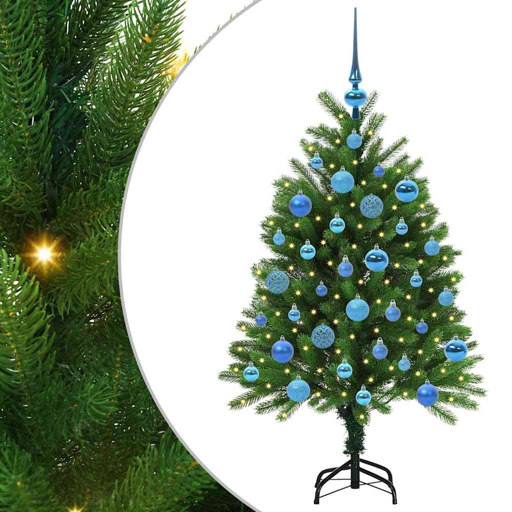 Choinka z 150 diodami LED z podstawą Zielony 120 cm PE
