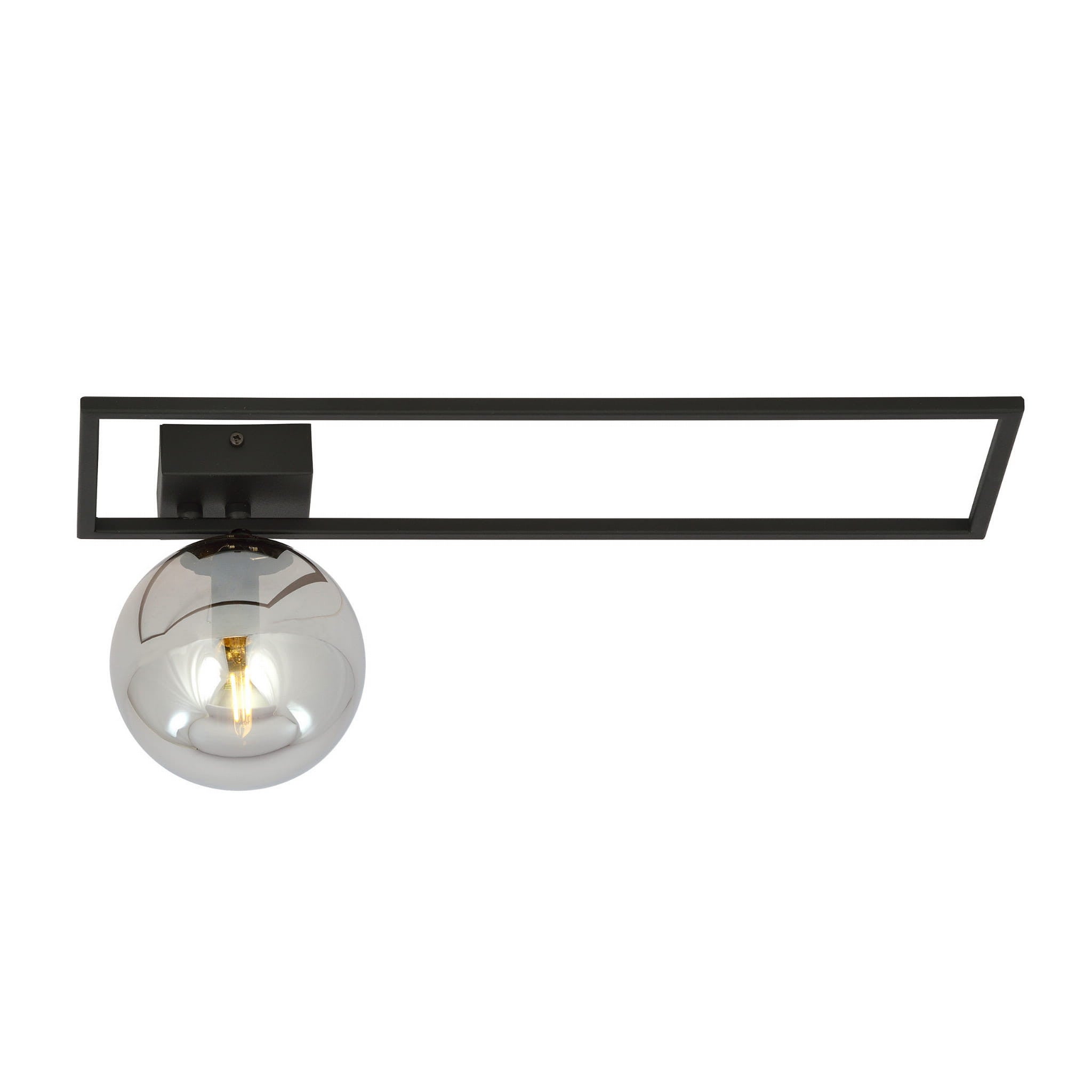 Lampa wisząca Imago czarno-grafitowa 1xE14x10W wym: 21 x 50 cm metal Emibig