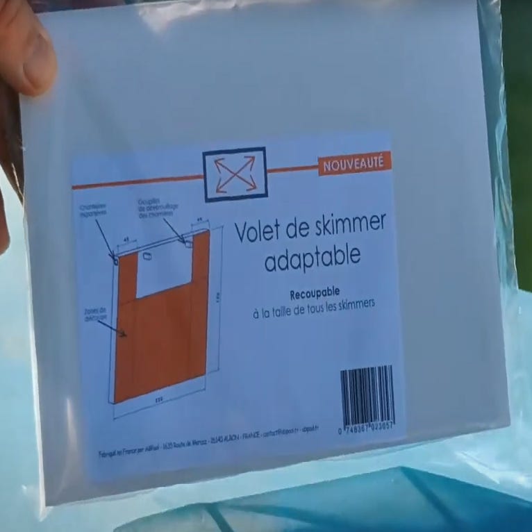 Clapet De Skimmer De Piscine – Porte De Remplacement En Plastique Blanc – Compatible SPXK – étanche