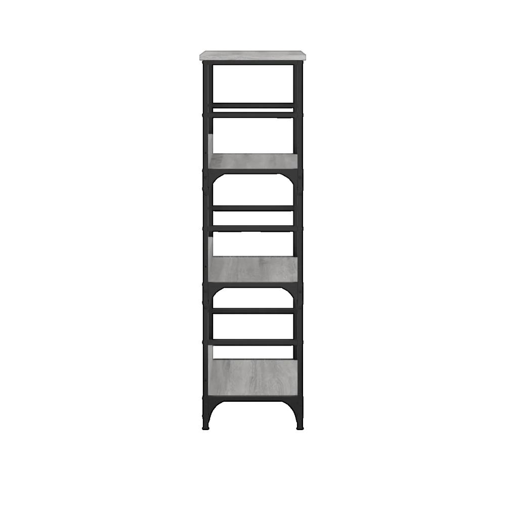 Bibliothèque sonoma gris 50x33x117,5 cm bois d'ingénierie vidaXL - 2