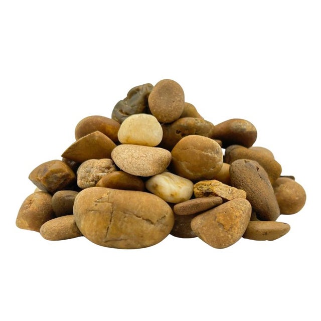 BIG BAG de 750KG ≃ 10M² Galet ou Gravier Roulé Jaune Caramel Ø 8/16 mm - Livraison STANDARD
