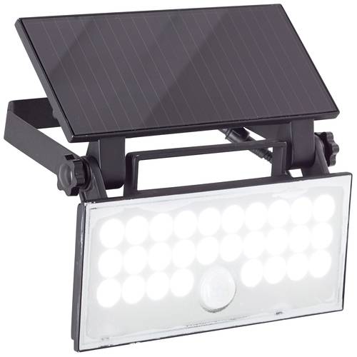 Brilliant Luton G40421/06 Applique solaire extérieure avec détecteur de mouvement LED LED 6 W noir