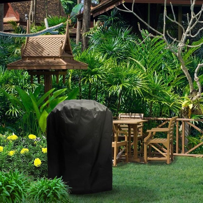 Copertura Per Barbecue A Gas, 57 Pollici, Impermeabile E UV Resistente, Protezione Esterna Nera Copertura Impermeabile UV Esterno - Foto 8