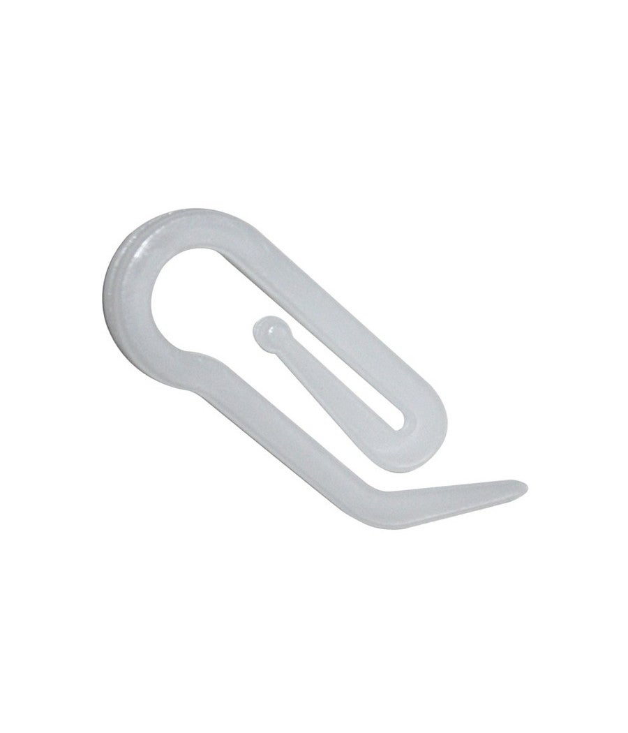 Garneck 25 Ganci per Tende in Plastica Clip Regolabili in