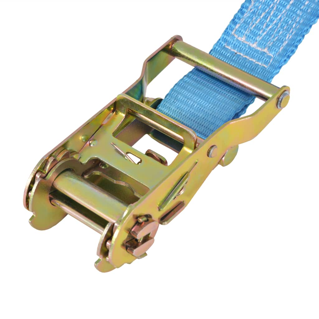 Set di 4 cinghie di ancoraggio 2 tonnellate 6 m x 38 mm blu 02_0003535 - 5