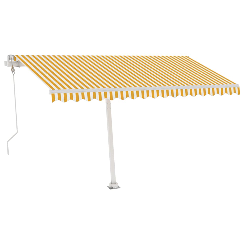 ZGDPBYF Tenda da doccia gialla e bianca, motivo a righe, impermeabile, in tessuto, decorazione per il bagno, con ganci, 200 x 180 cm