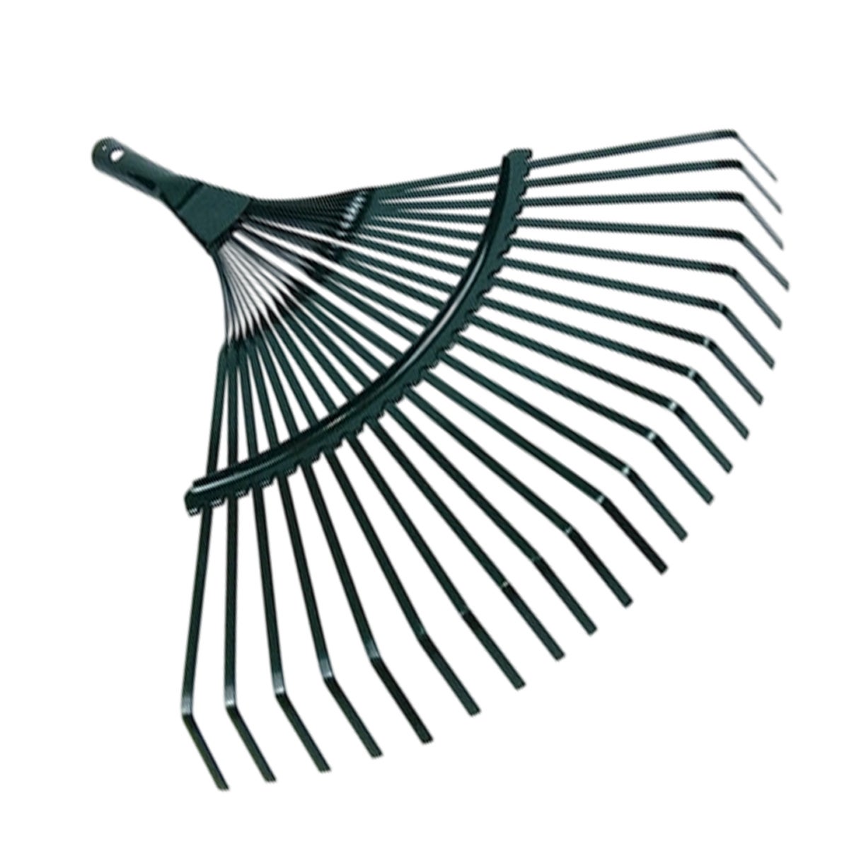22 Teeth Heavy Duty Steel Metal Rake for Head High Carbon Steel Lawn ...