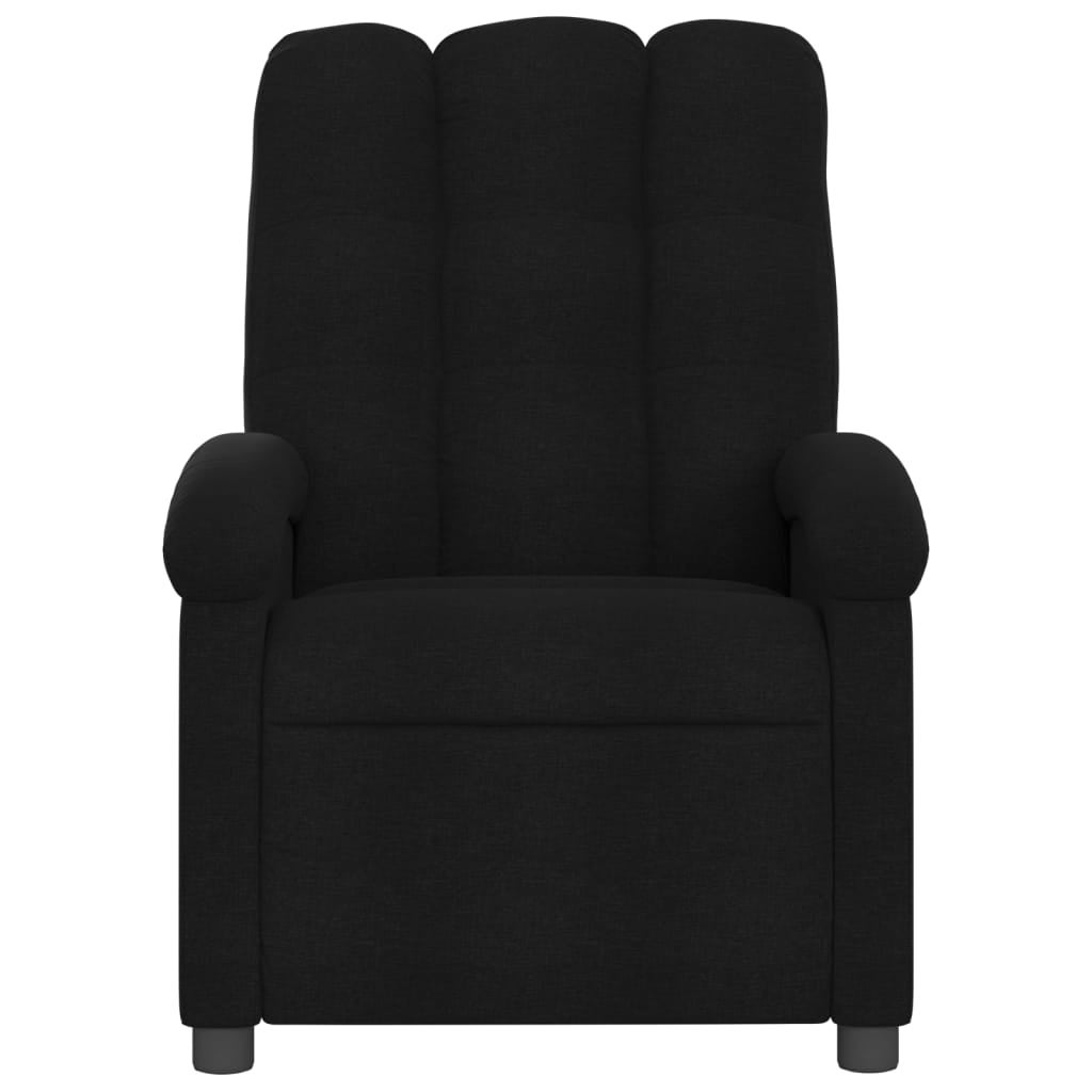 Fauteuil inclinable électrique Noir Tissu vidaXL - 9