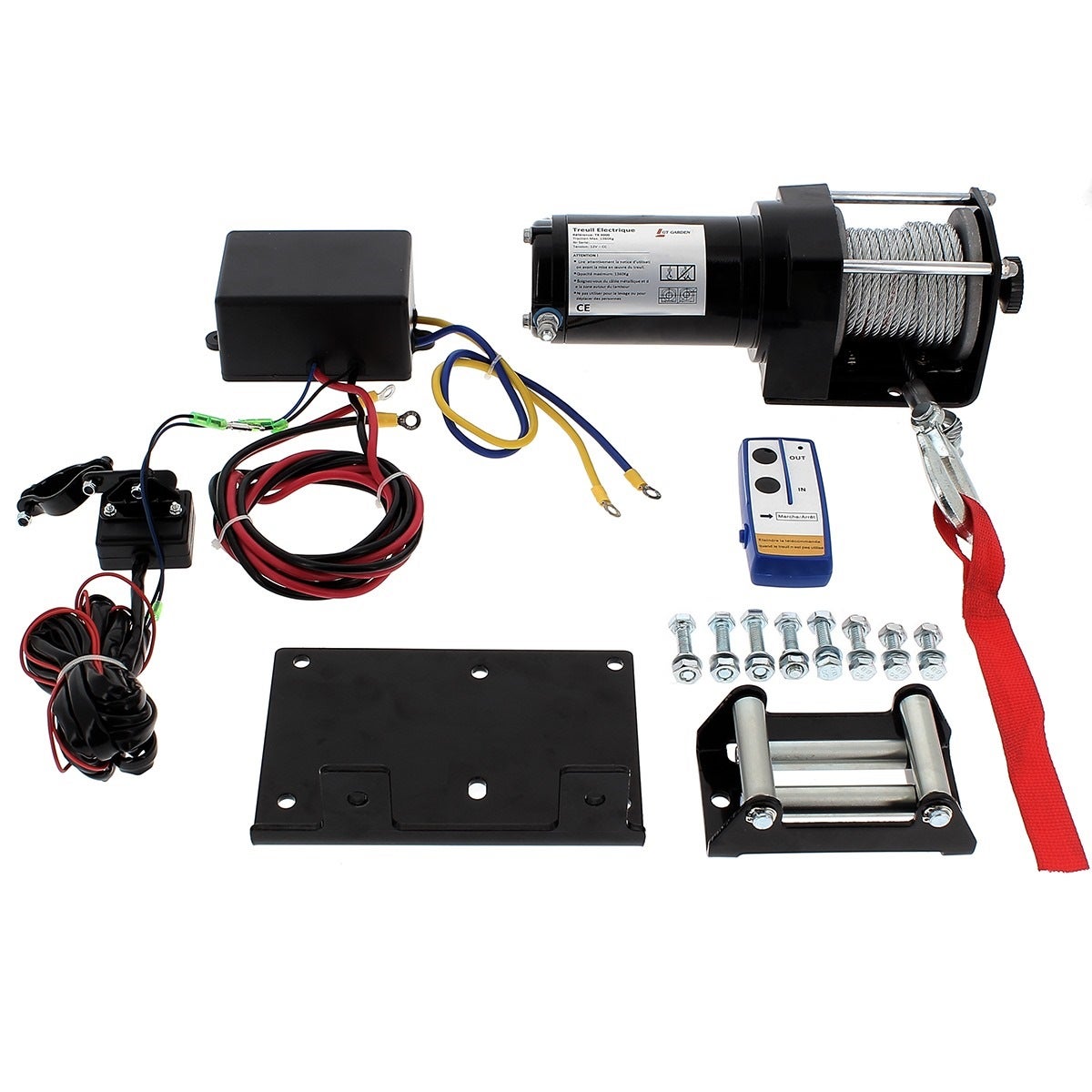 Treuil électrique avec télécommande sans fil 1360 kg - GT MARKET - 3