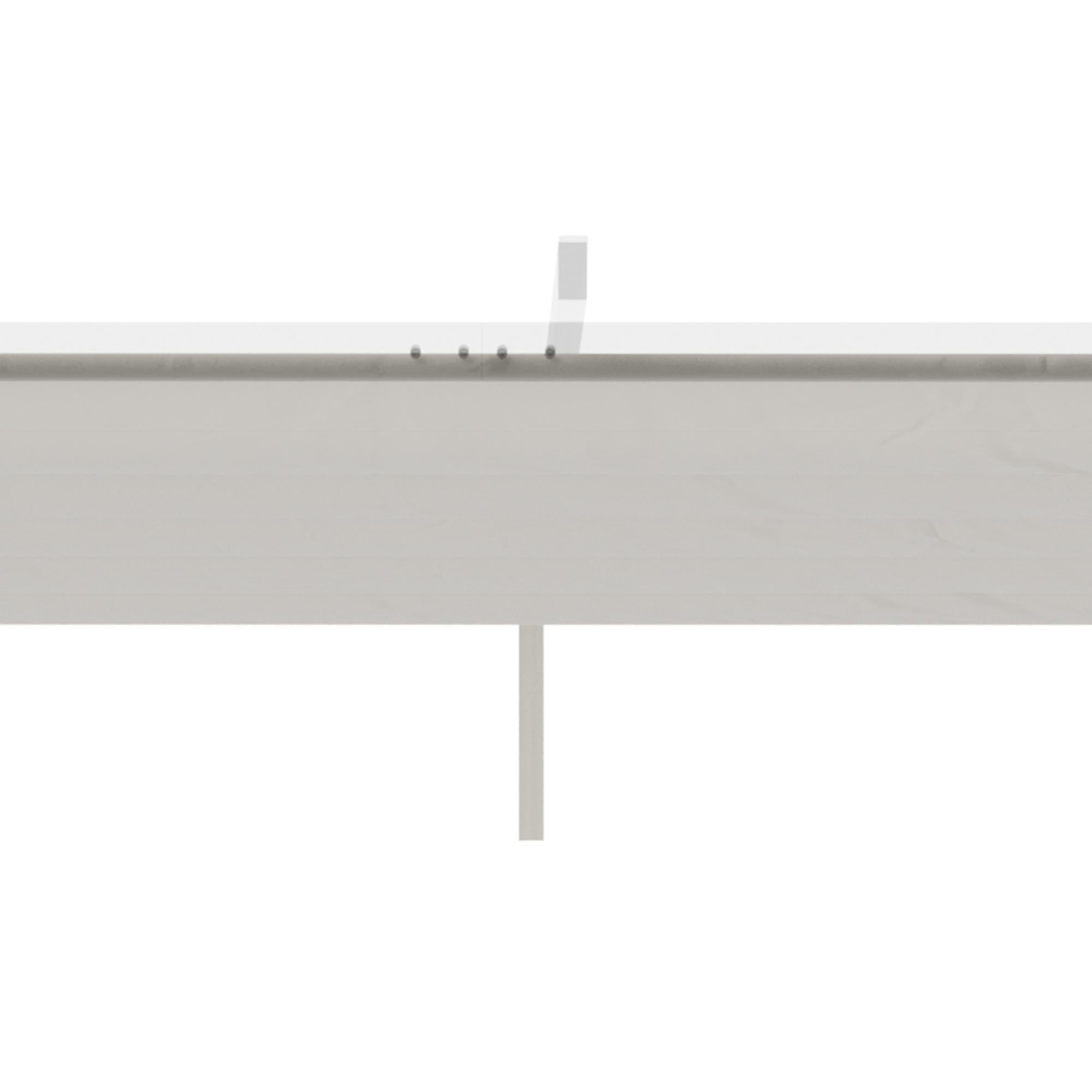Cubierta para Pérgola Outsunny Tela Poliéster Crema 250x255x6 cm - 7