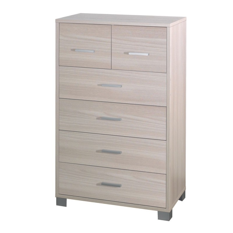 Sarmog Meuble 4 + 2 tiroirs Collection Quadrante Orme Clair - 6