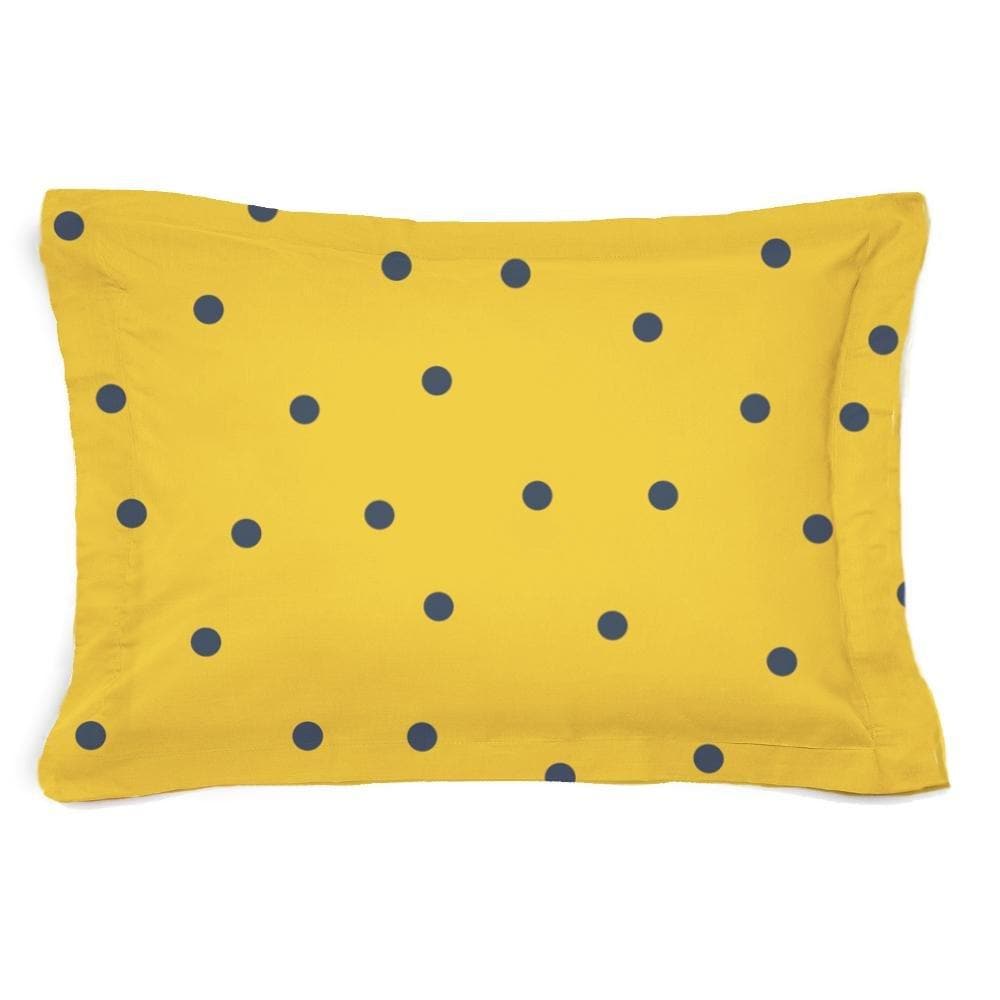 Lot De 2 Housses De Coussin Velours Jaune 50x70 Cm - Décor Feuilles - Pour Canapé Et Salon