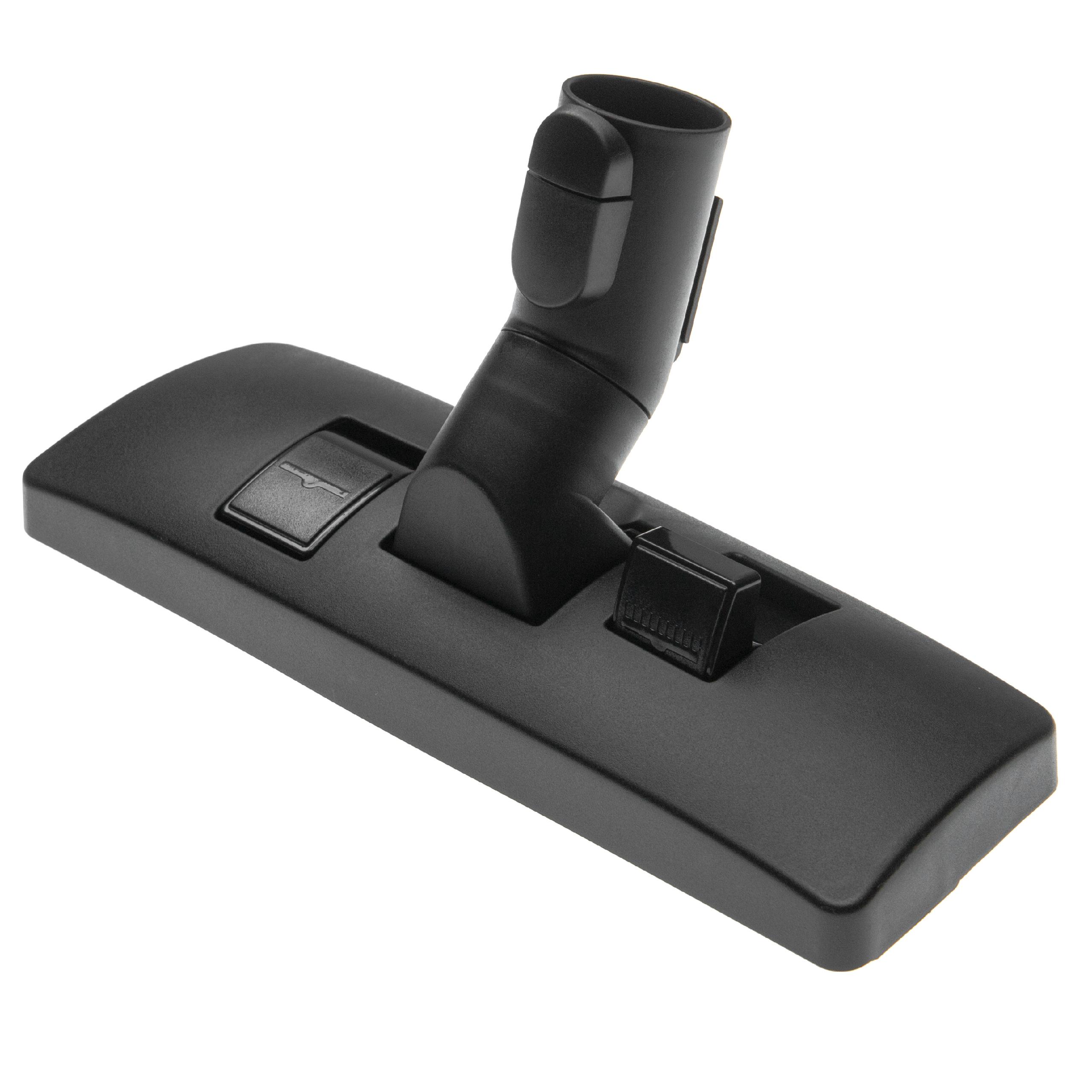 vhbw buse de sol compatible avec Miele S5981, S6 BRILLIANT LIGHT S6210, S6 CAT&DOG S6250, S6 ECOFOX S6240 aspirateur - noir-mat 26,7cm - 3