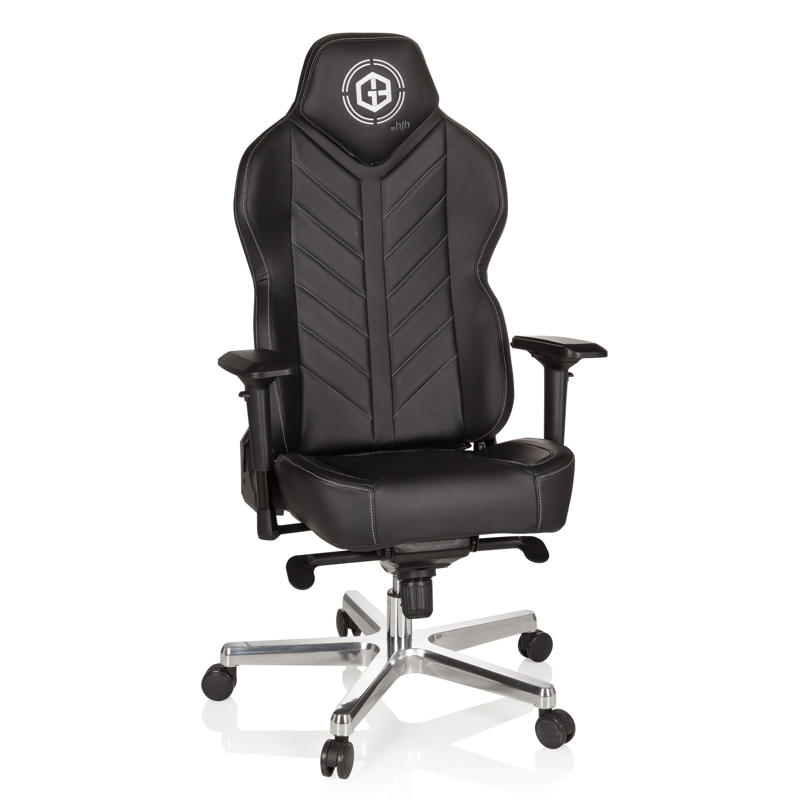 Fotel gamingowy / krzesło biurowe GAMEBREAKER COLOSSUS imitacja skóry czarny hjh OFFICE