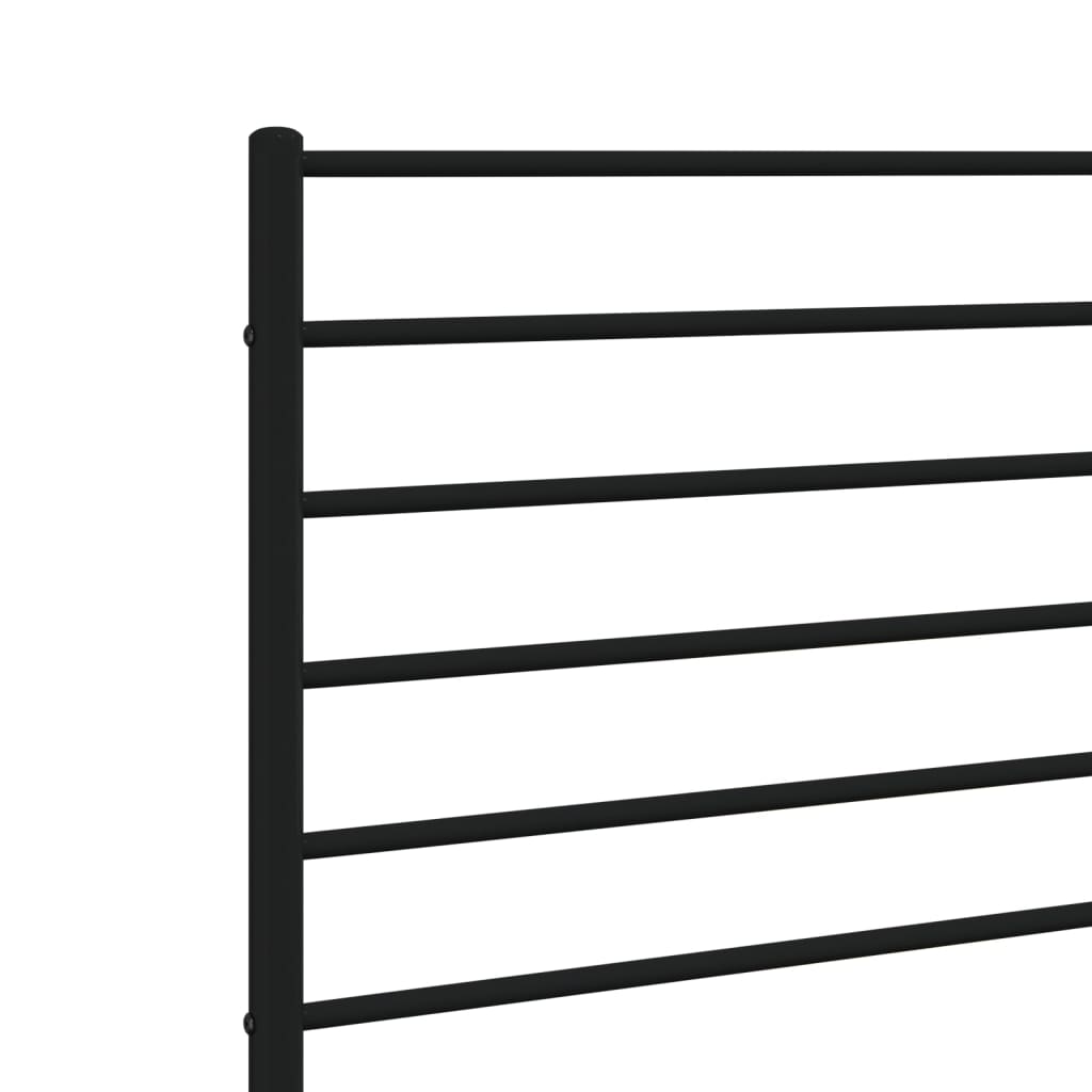Tête de lit métal noir 180 cm - 6