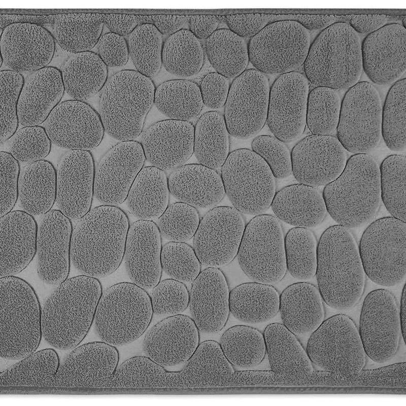 Mata łazienkowa z pianki memory, antypoślizgowa - Mata łazienkowa 40 x 60 cm - Szara