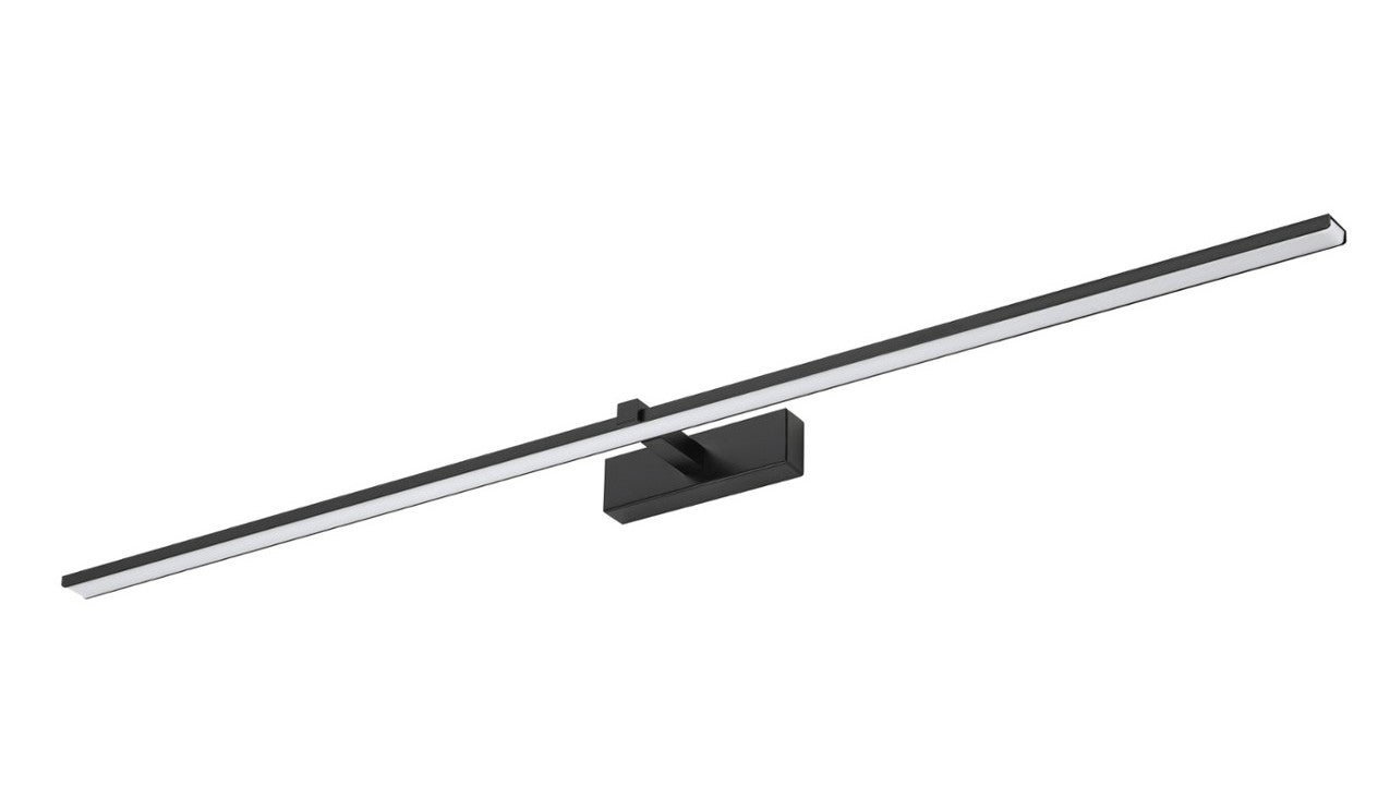 Kinkiet nad lustro Venus LED 24W Neutralna biel 1640lm czarno-biały wym: 5x120x13 cm IP44 IdeaLED