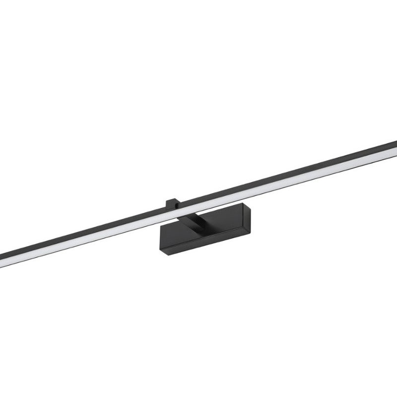 Kinkiet nad lustro Venus LED 24W Neutralna biel 1640lm czarno-biały wym: 5x120x13 cm IP44 IdeaLED