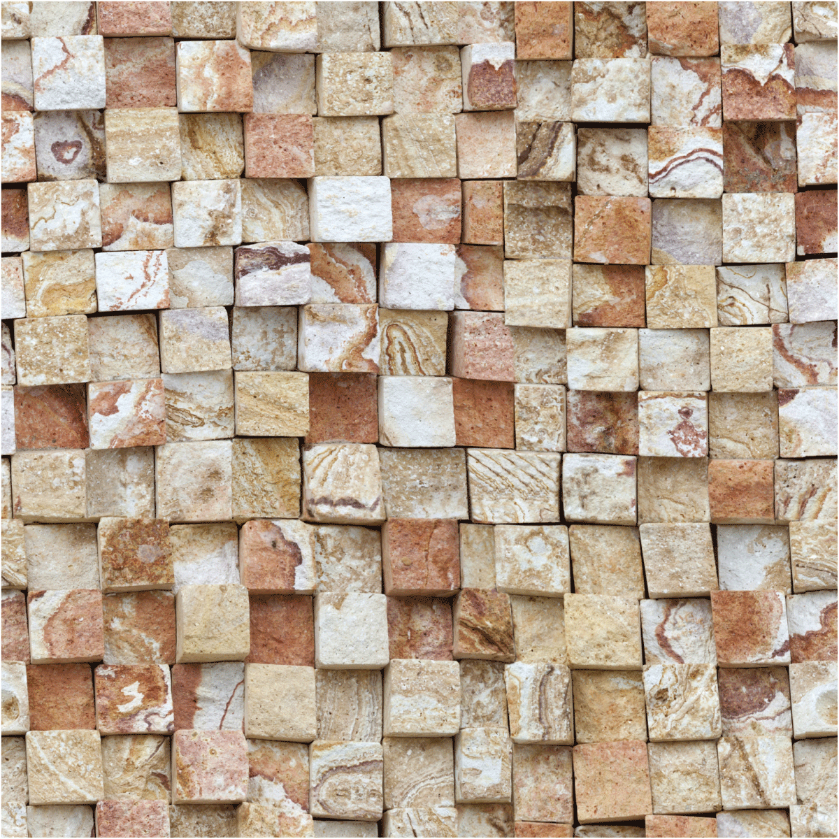 Adesivi rivestimento in pietra design - Sticker adesivo - adesivi murali - 50x50cm - 2