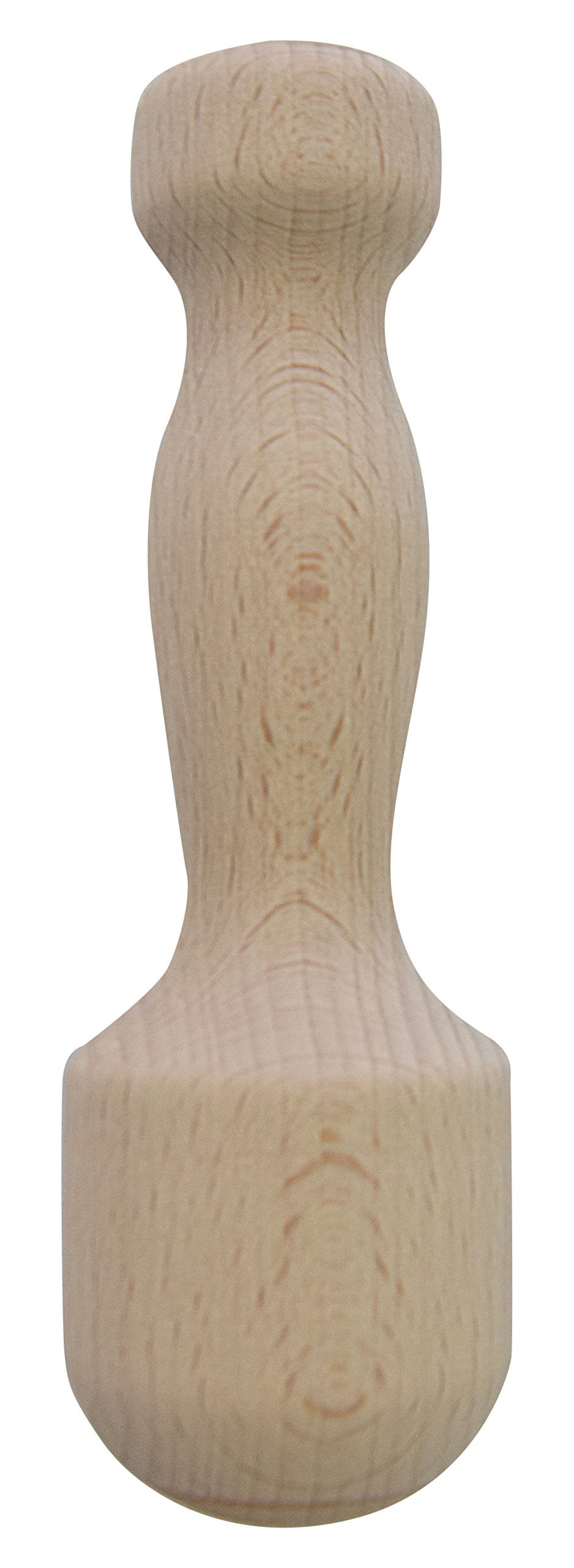 ELETTRO CENTER Pilon En Bois De Hêtre – Mortier Naturel 18 Cm, Idéal Pesto, Herbes, Épices – Robuste Et Authentique