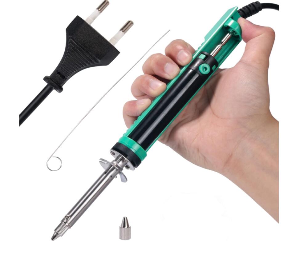 Pompe à Dessouder Électrique Ejoyous - Aspirateur à Soudure Automatique 220V, Avec Buses - Pour Circuits - 4