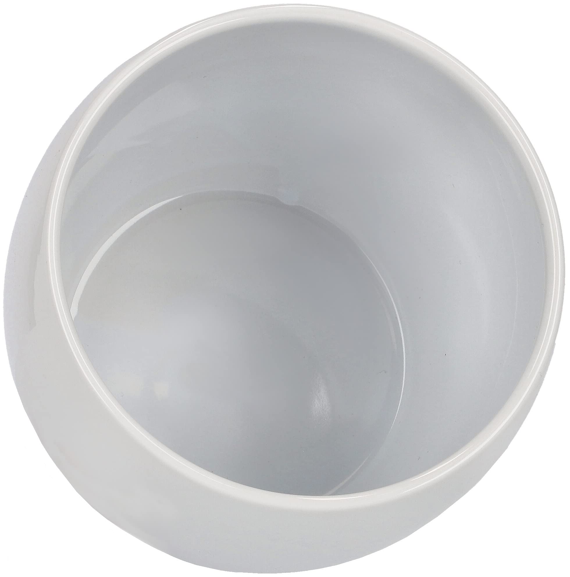 Pot de Fleurs en Céramique - Diamètre : 13 cm - Pour Fleurs et Plantes Blanc - KOTARBAU - 4